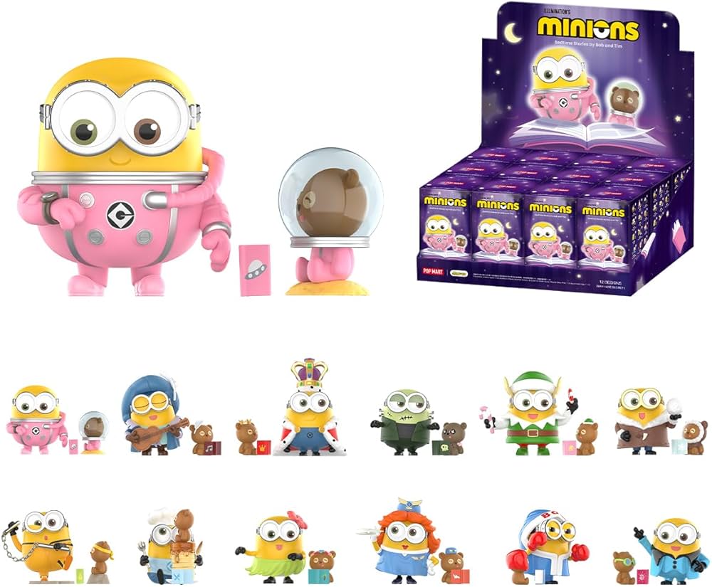 POP MART Minions Bedtime Stories by Bob and Tim Series